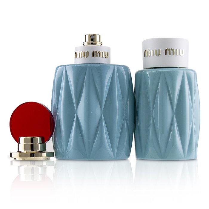 Miu Miu Miu Miu Coffret: Eau De Parfum Spray 100ml/3.4oz + Perfumed Body Lotion 100ml/3.4oz 2pcsProduct Thumbnail