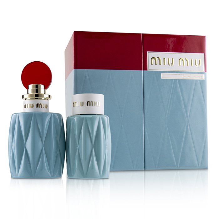 Miu Miu Miu Miu Coffret: Eau De Parfum Spray 100ml/3.4oz + Perfumed Body Lotion 100ml/3.4oz 2pcsProduct Thumbnail
