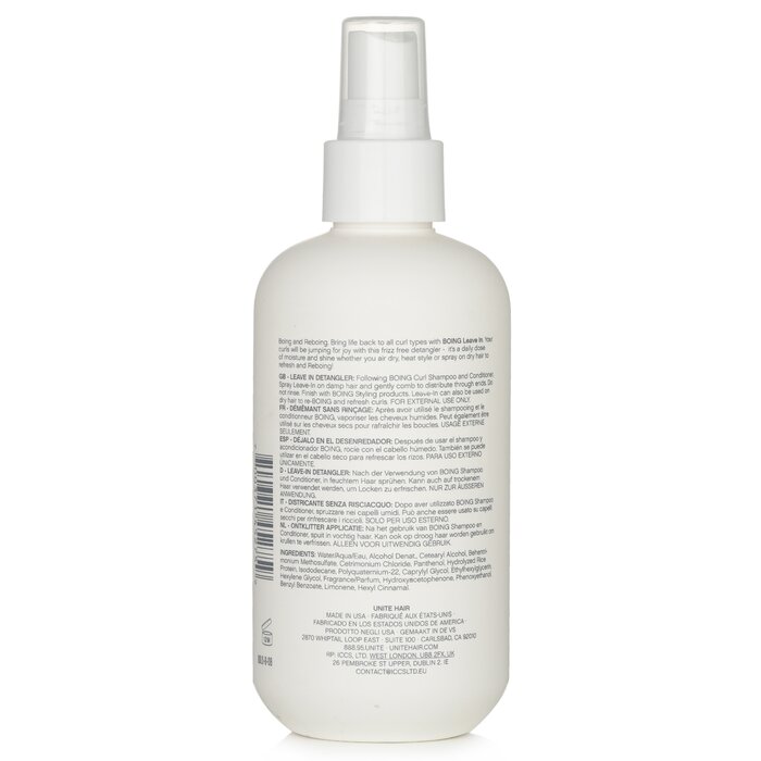 Unite BOING Curl Leave In (Prep. Protect. Refresh) 236ml/8ozProduct Thumbnail