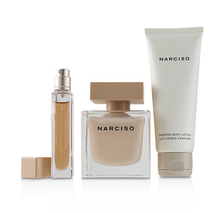 Narciso Rodriguez Narciso Poudree Coffret: Eau De Parfum Spray 90ml/3oz + Scented Body Lotion 75ml/2.5oz +Eau De Parfum Purse Spray 10ml/0.33oz 3pcsProduct Thumbnail
