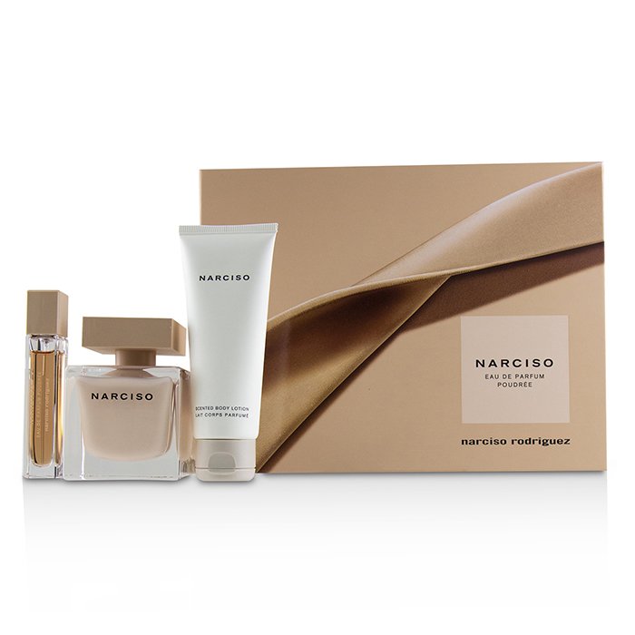 Narciso Rodriguez Narciso Poudree Coffret: Eau De Parfum Spray 90ml/3oz + Scented Body Lotion 75ml/2.5oz +Eau De Parfum Purse Spray 10ml/0.33oz 3pcsProduct Thumbnail