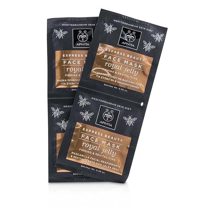 Apivita Express Beauty Face Mask with Royal Jelly (Firming & Revitalizing) - Unboxed 6x(2x8ml)Product Thumbnail