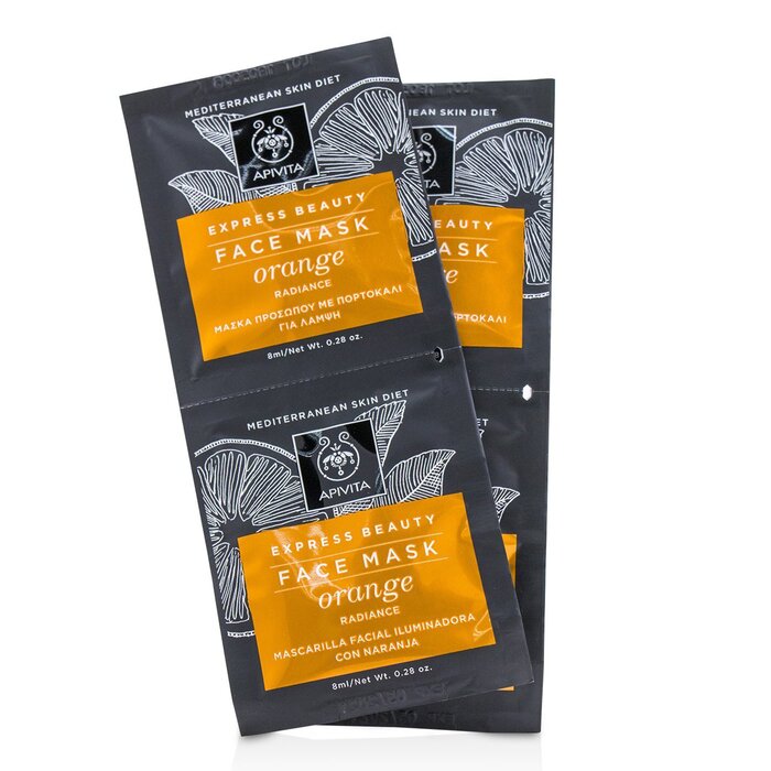 Apivita Express Beauty Face Mask with Orange (Radiance) 6x(2x8ml)Product Thumbnail