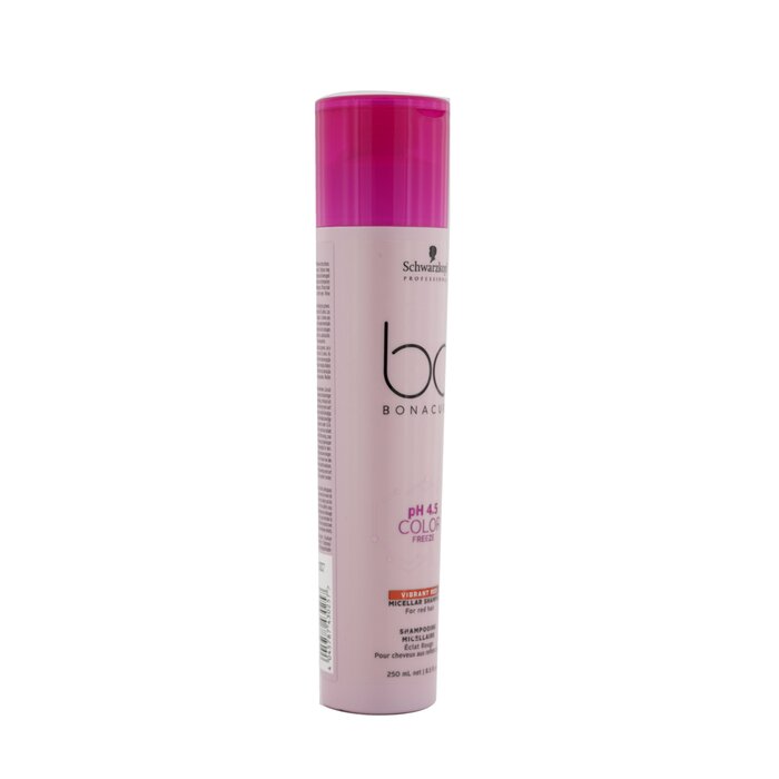 Schwarzkopf BC Bonacure pH 4.5 Color Freeze Vibrant Red Micellar Shampoo (For Red Hair) 250ml/8.5ozProduct Thumbnail