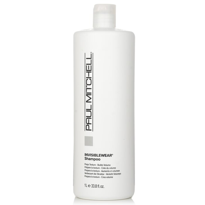 Paul Mitchell Invisiblewear Shampoo (Preps Texture - Builds Volume) 1000ml/33.8ozProduct Thumbnail