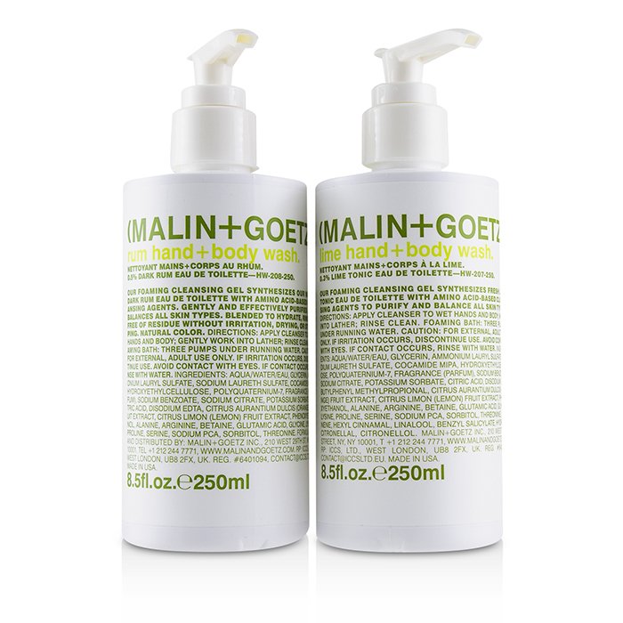 MALIN+GOETZ Rum + Lime Wash Set 250ml/8.5x2Product Thumbnail