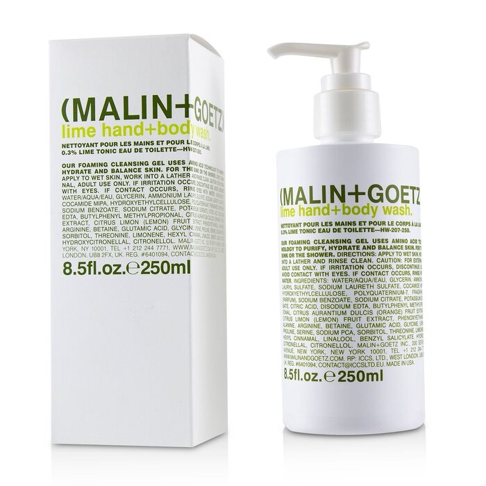 MALIN+GOETZ Żel do mycia ciała i rąk Lime Hand+Body Wash 250ml/8.5ozProduct Thumbnail