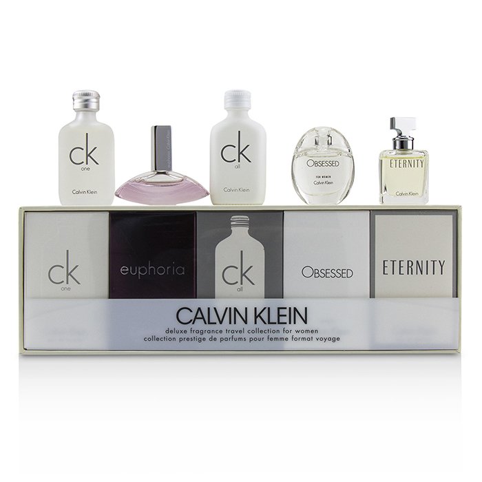 Calvin Klein - Miniature Coffret: CK One EDT 10ml + Euphoria EDP 4ml + CK All 10ml + Obsessed EDP + Eternity EDP 5ml 5pcs (F) - Sets & Coffrets | Free Worldwide Shipping | Strawberrynet USA