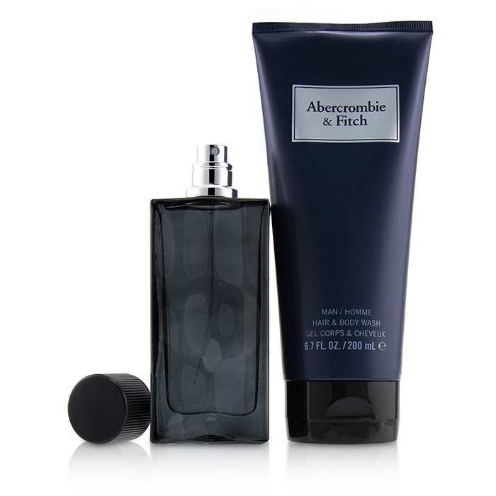 Abercrombie & Fitch First Instinct Blue Coffret: Eau De Toilette Spray 50ml/1.7oz + Hair & Body Wash 200ml/6.7oz 2pcsProduct Thumbnail