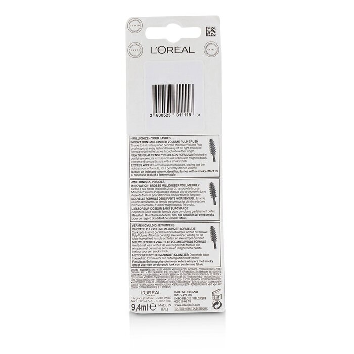 L'Oreal Volume Million Lashes Fatale 9.4ml/0.32ozProduct Thumbnail