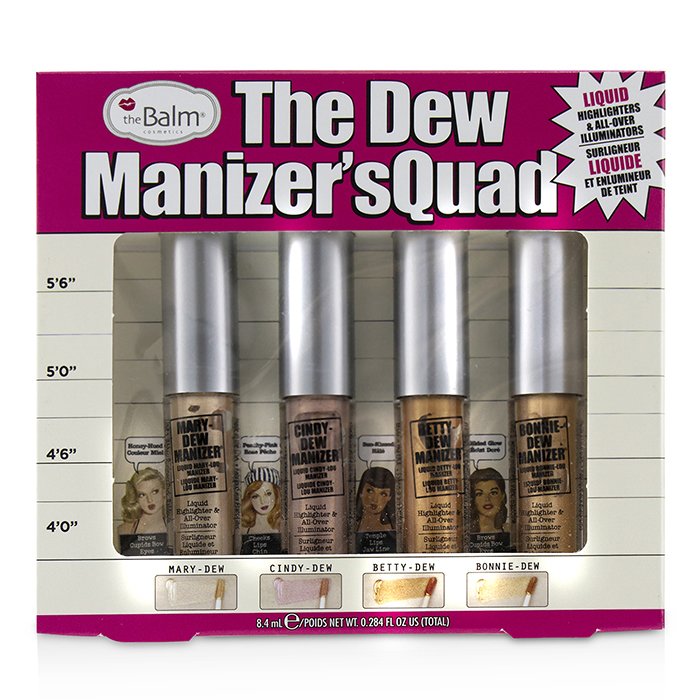 TheBalm The Dew Manizer's Quad (Liquid Highlighters) 4pcsProduct Thumbnail