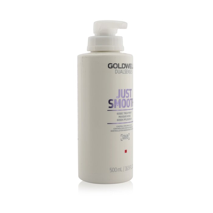 ゴールドウェル Goldwell デュアルセンス ジャストスムース 60SEC トリートメント (まとまりにくい髪用) 500ml/16.9ozProduct Thumbnail