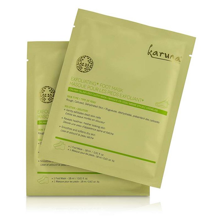 Karuna Exfoliating+ Foot Mask 4sheetsProduct Thumbnail
