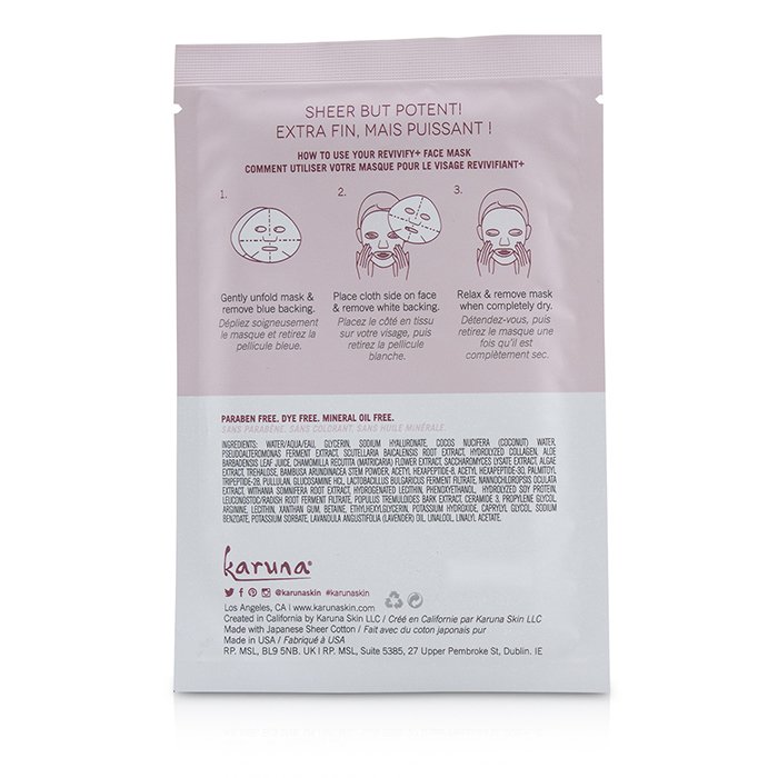 Karuna Revivify+ Face Mask 4sheetsProduct Thumbnail