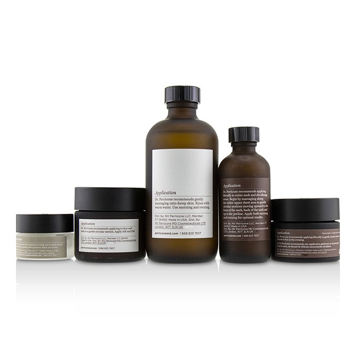 Perricone MD The Ageless Collection: Nutritive Cleanser+Face Finish Moisturizer+Neuropeptide Night Cream+Cold Plasma Eye+Neuropeptide Necolletage 5pcsProduct Thumbnail