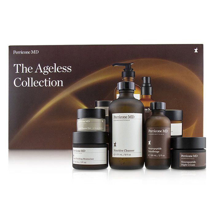 Perricone MD The Ageless Collection: Nutritive Cleanser+Face Finish Moisturizer+Neuropeptide Night Cream+Cold Plasma Eye+Neuropeptide Necolletage 5pcsProduct Thumbnail