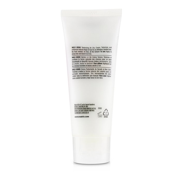 Matrix Style Link Air Dry Wild Boho Texturizing Air-Dry Cream (Hold 2) 100ml/3.4ozProduct Thumbnail