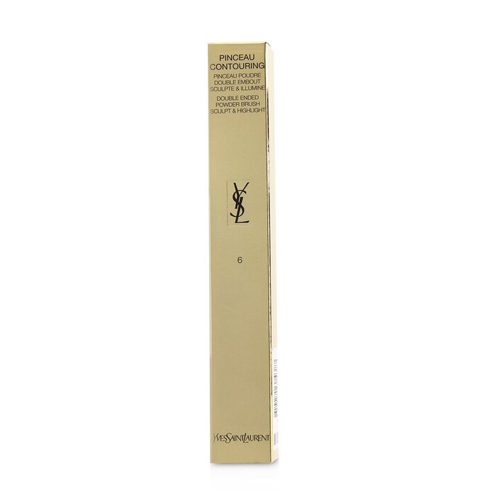 Yves Saint Laurent Pinceau Brocha de Polvo Contorneante de Doble Punta (Espulpe & Ilumina) 6 Picture ColorProduct Thumbnail