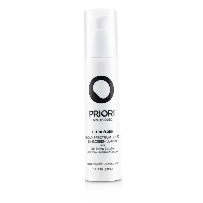Priori TETRA fx250 Broad Spectrum SPF 50 Sunscreen Lotion - Universal 50ml/1.7ozProduct Thumbnail