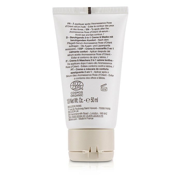 Decleor Harmonie Calm Organic Soothing Comfort Cream & Mask 2 In 1 - For Sensitive Skin 50ml/1.8ozProduct Thumbnail