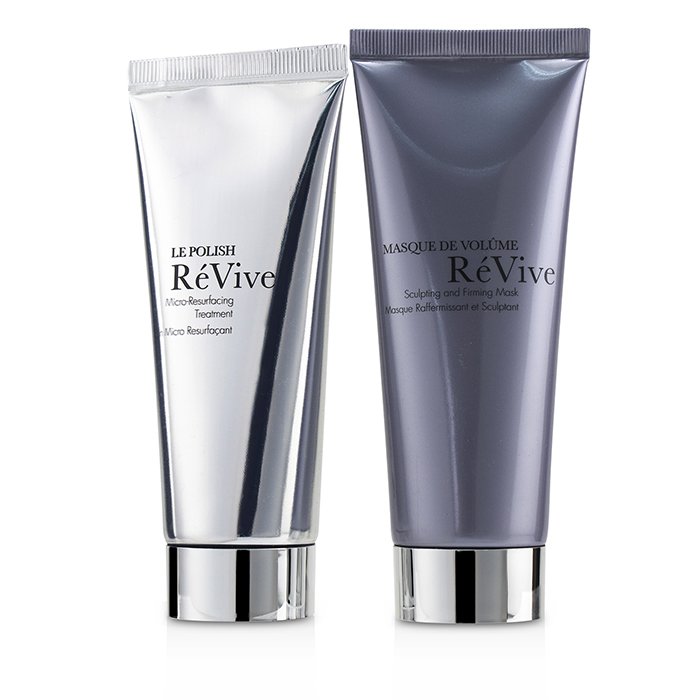 ReVive Perfect Companions Volumizing Travel Collection: Sculpting and Firming Mask 75g + Micro-Resurfacing Treatment 75g 2pcs+1bagProduct Thumbnail