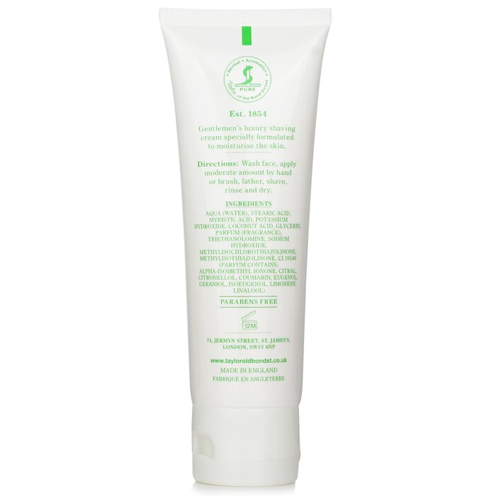 Taylor Of Old Bond Street Lemon And Lime Luxury Shaving Cream 75ml/2.5ozProduct Thumbnail