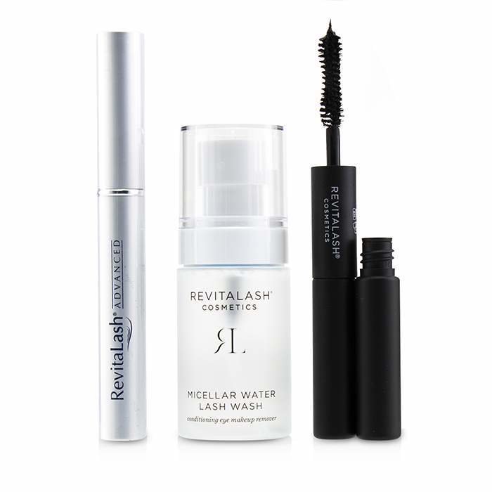 RevitaLash Lash Perfecting Gift Collection : ( 1x Eyelash Conditioner, 1x Conditioning Eye Makeup Remover, 1x Volumizing Masacara Black) 3pcsProduct Thumbnail