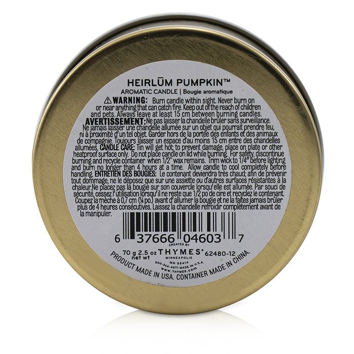 Thymes Aromatic Candle (Travel Tin) - Heirlum Pumpkin 70g/2.5ozProduct Thumbnail