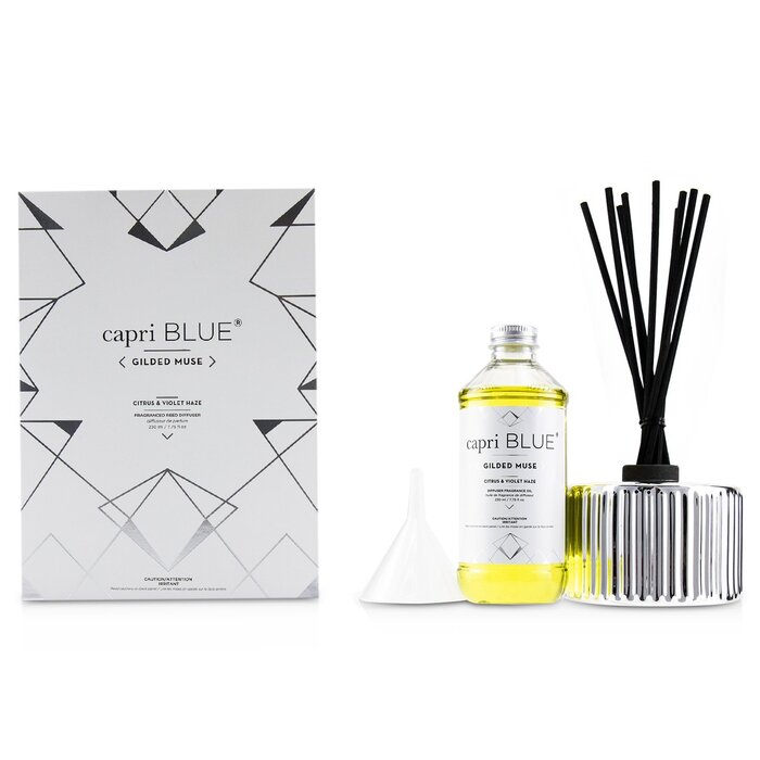 Capri Blue Gilded Muse Reed Diffuser - Citrus & Violet Haze 230ml/7.75ozProduct Thumbnail