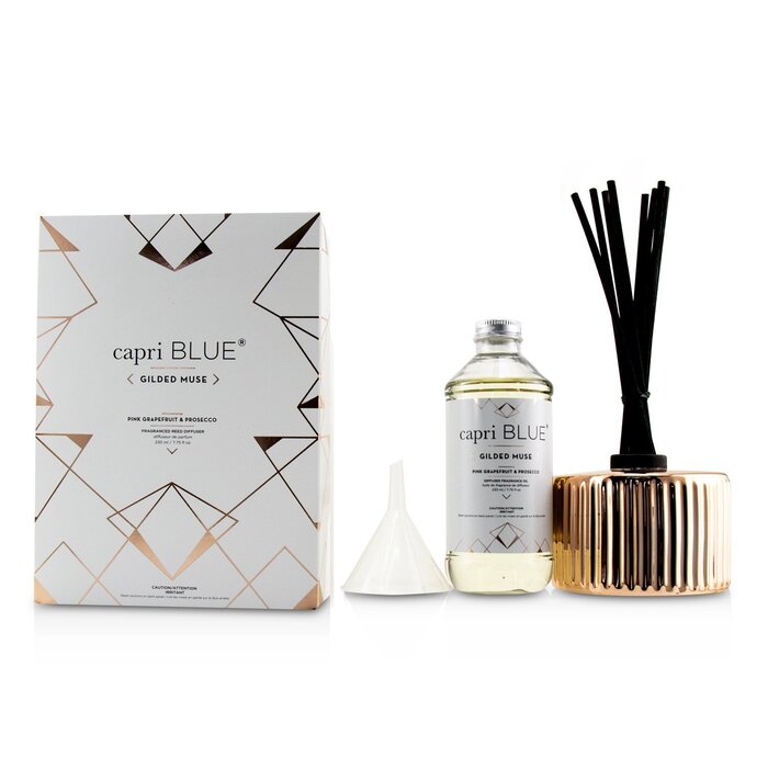 Capri Blue Gilded Muse Reed Diffuser - Pink Grapefruit & Prosecco 230ml/7.75ozProduct Thumbnail