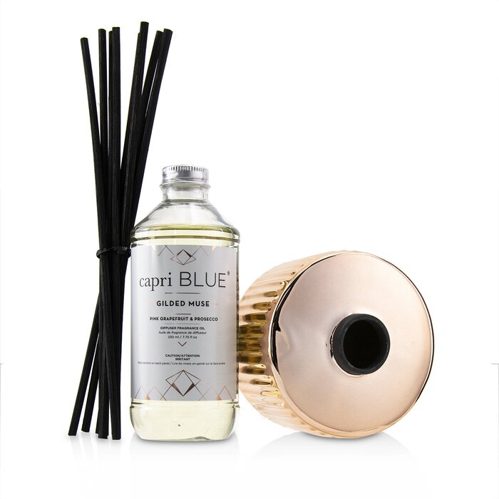 Capri Blue Gilded Muse Reed Diffuser - Pink Grapefruit & Prosecco 230ml/7.75ozProduct Thumbnail