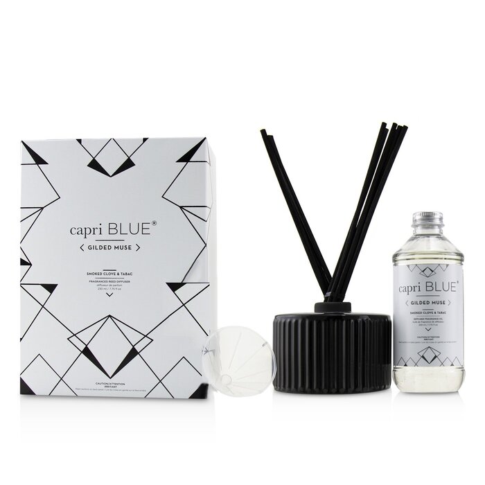 Capri Blue Gilded Muse Reed Diffuser - Smoked Clove & Tabac 230ml/7.75ozProduct Thumbnail