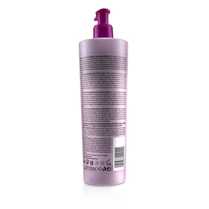 Schwarzkopf BC Bonacure pH 4.5 Color Freeze Micellar Cleansing Conditioner (For Coloured Hair) 500ml/16.9ozProduct Thumbnail
