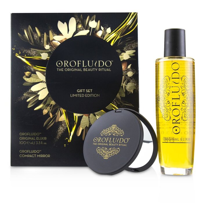 Orofluido 黃金密碼 美髮修護精華限量版套裝: 美髮修護精華 100ml + 鏡 2pcsProduct Thumbnail