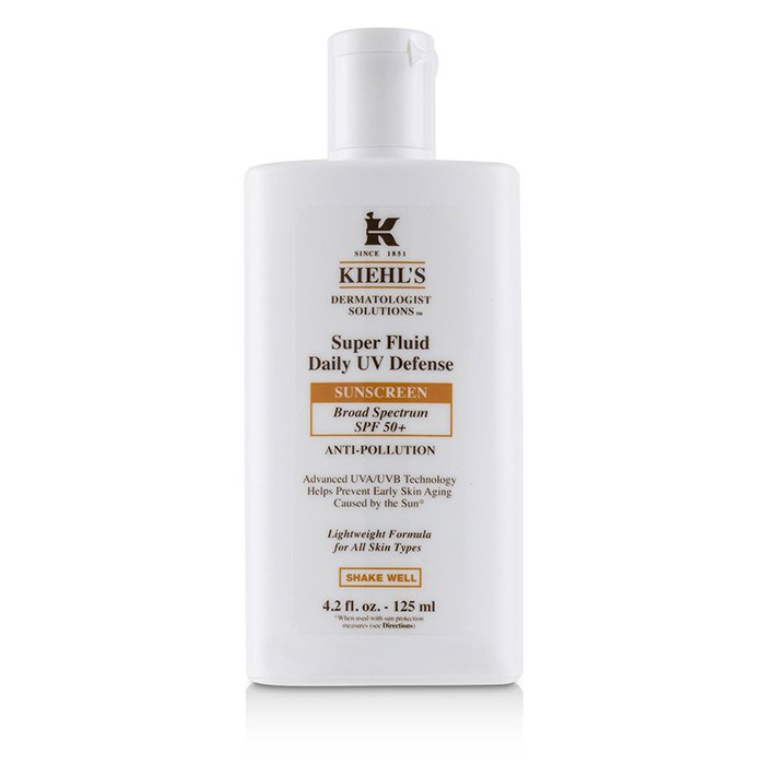 科颜氏 Kiehl's Dermatologist Solutions Daily UV Defense Super Fluid Sunscreen SPF 50+ - Fragrance-Free (Exp. Date 09/2019) 125ml/4.2ozProduct Thumbnail