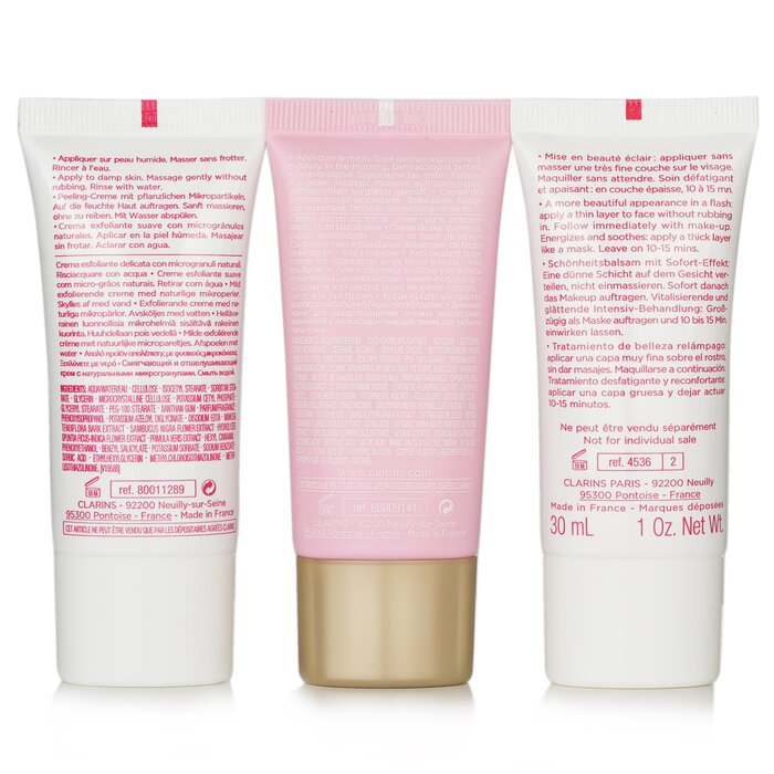 Clarins Multi-Active 30+ Anti-Ageing Skincare Set: Gentle Refiner 30ml + Multi-Active Day Cream 30ml + Beauty Flash Balm 30ml  3pcsProduct Thumbnail
