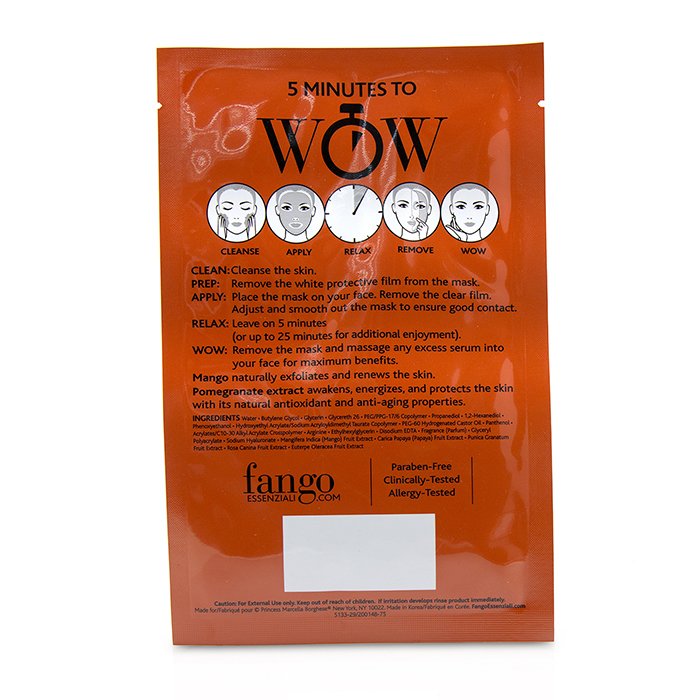Borghese Fango Essenziali Energize Treatment Maski w płachcie 4x25ml/0.83ozProduct Thumbnail