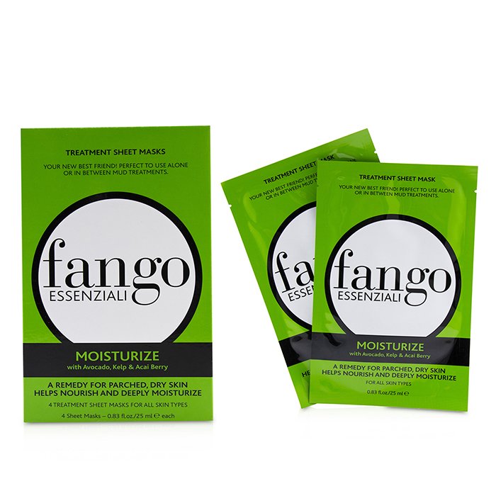 Borghese Fango Essenziali Moisturize Treatment Sheet Masks 4x25ml/0.83ozProduct Thumbnail