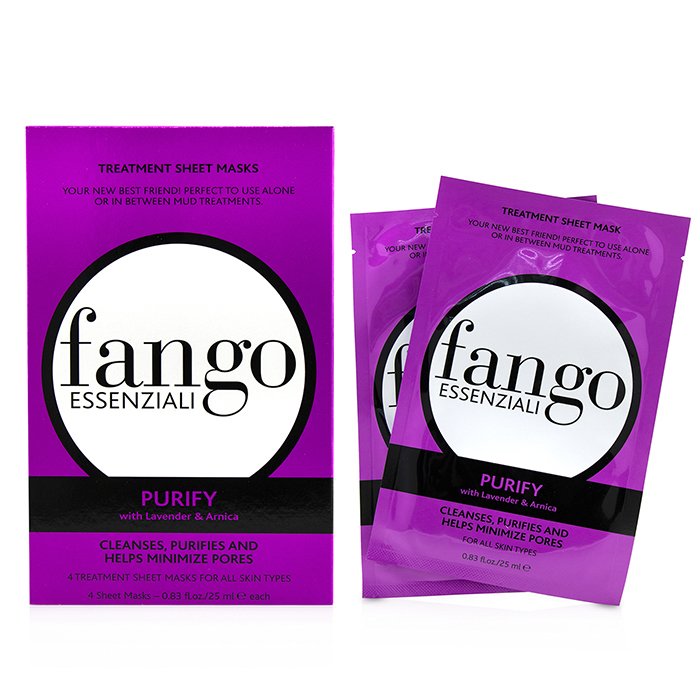 Borghese Fango Essenziali Purify Treatment Sheet Masks 4x25ml/0.83ozProduct Thumbnail