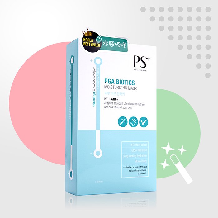 PS Perfect Select PGA Biotics Mascarilla Hidratante - Hidratación 7pcsProduct Thumbnail
