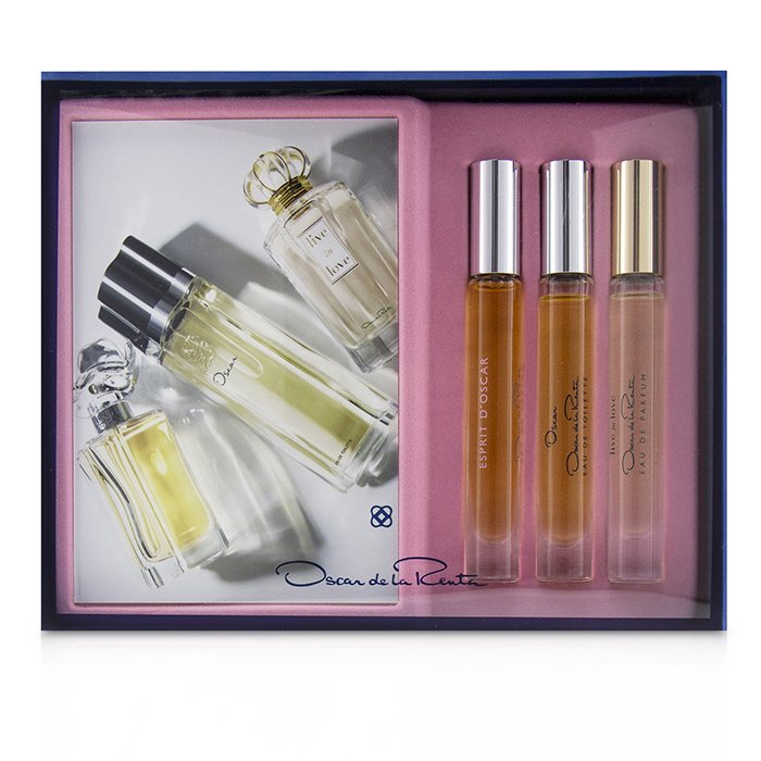Oscar De La Renta Oscar De La Renta Rollerball Trio Coffret: Esprit D'Oscar Eau De Parfum + Oscar Eau De Toilette + Live In Love Eau De Parfum 3x6ml/0.2ozProduct Thumbnail