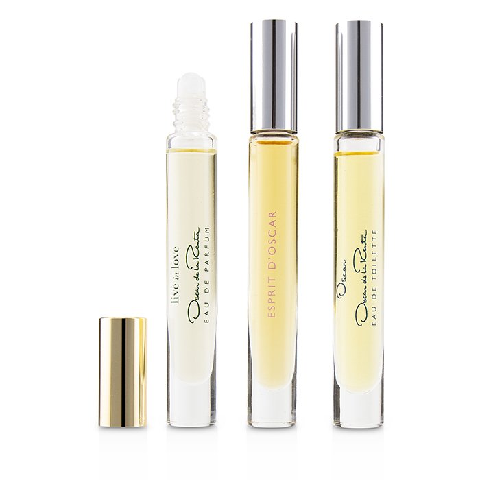 Oscar De La Renta Oscar De La Renta Rollerball Trio Coffret: Esprit D'Oscar Eau De Parfum + Oscar Eau De Toilette + Live In Love Eau De Parfum 3x6ml/0.2ozProduct Thumbnail