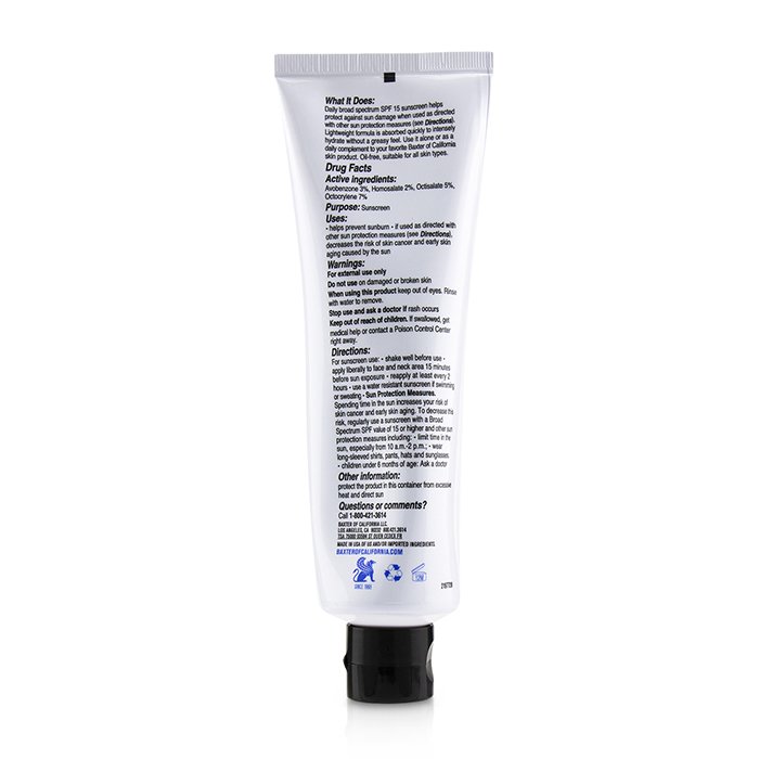 Baxter Of California Oil Free Moisturizer Broad Spectrum SPF 15 120ml/4ozProduct Thumbnail