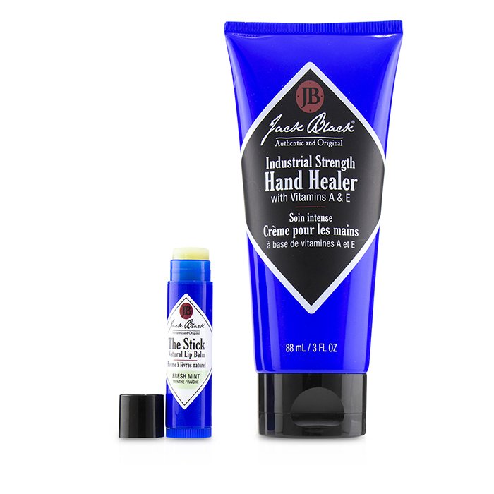Jack Black Comfort & Joy Duo: Industrial Strength Healer + The Stick Natural Lip Balm - Fresh Mint 2pcsProduct Thumbnail