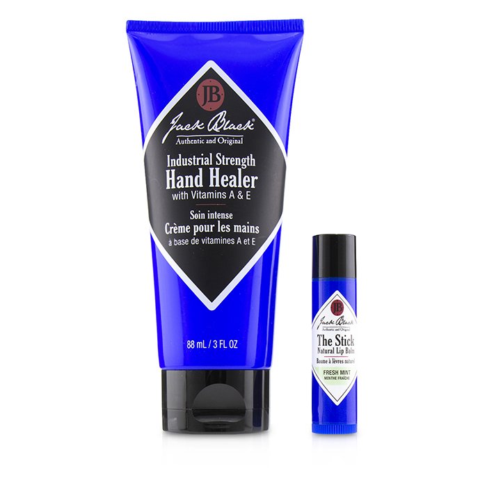 Jack Black Comfort & Joy Duo: Industrial Strength Healer + The Stick Natural Lip Balm - Fresh Mint 2pcsProduct Thumbnail