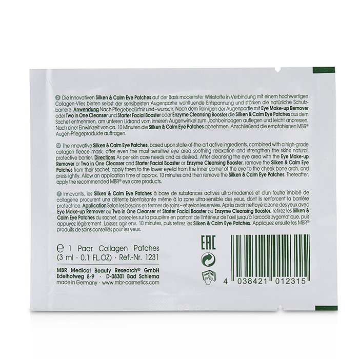 MBR Medical Beauty Research BioChange Silken & Calm Eye Patches 6pairsProduct Thumbnail