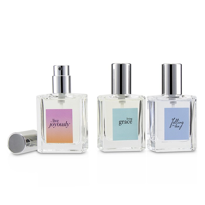Philosophy Notes of Joy, Love & Grace Coffret: Live Joyously, Falling In Love, Living Grace 3x15ml/0.5ozProduct Thumbnail