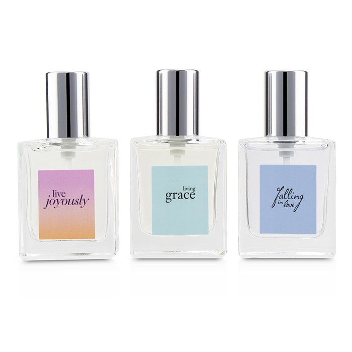 Philosophy Notes of Joy, Love & Grace Coffret: Live Joyously, Falling In Love, Living Grace 3x15ml/0.5ozProduct Thumbnail