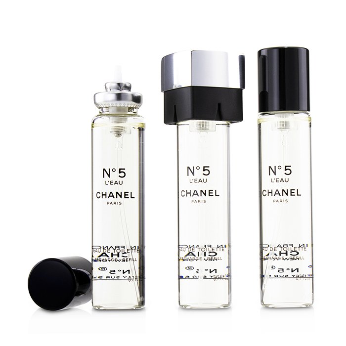 Chanel - No.5 L'Eau Eau de Toilette Purse Spray Refills 3x20ml/0.7oz (F ...