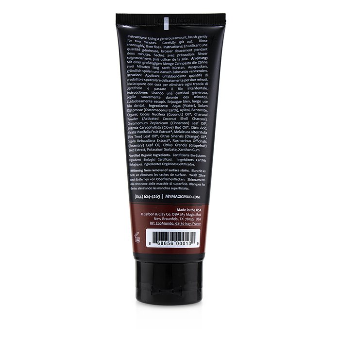 My Magic Mud Activated Charcoal Toothpaste (Fluoride-Free) - Cinnamon Clove 113g/4ozProduct Thumbnail